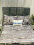 DESIGNER GRAY STRIPE 7/7 BEDSHEET