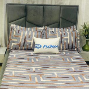 DESIGNER GRAY STRIPE 6/6 BEDSHEET