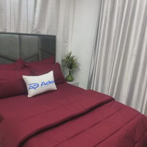 PLAIN MAROON 4 /6 DUVET SET