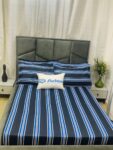 STRIPE BLUE 6/6 BEDSHEET SET