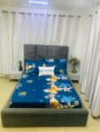 LUXURY BLUE-GOLD 7/7 BEDSHEET