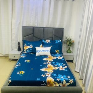 LUXURY BLUE-GOLD 7/7 BEDSHEET