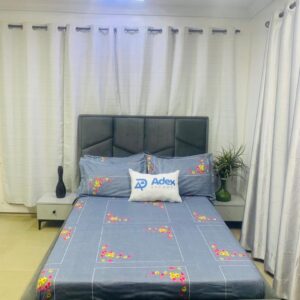 GREY FLORAL THEME 4/6 BEDSHEET